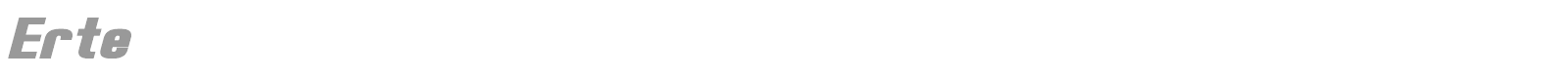 Erte font preview